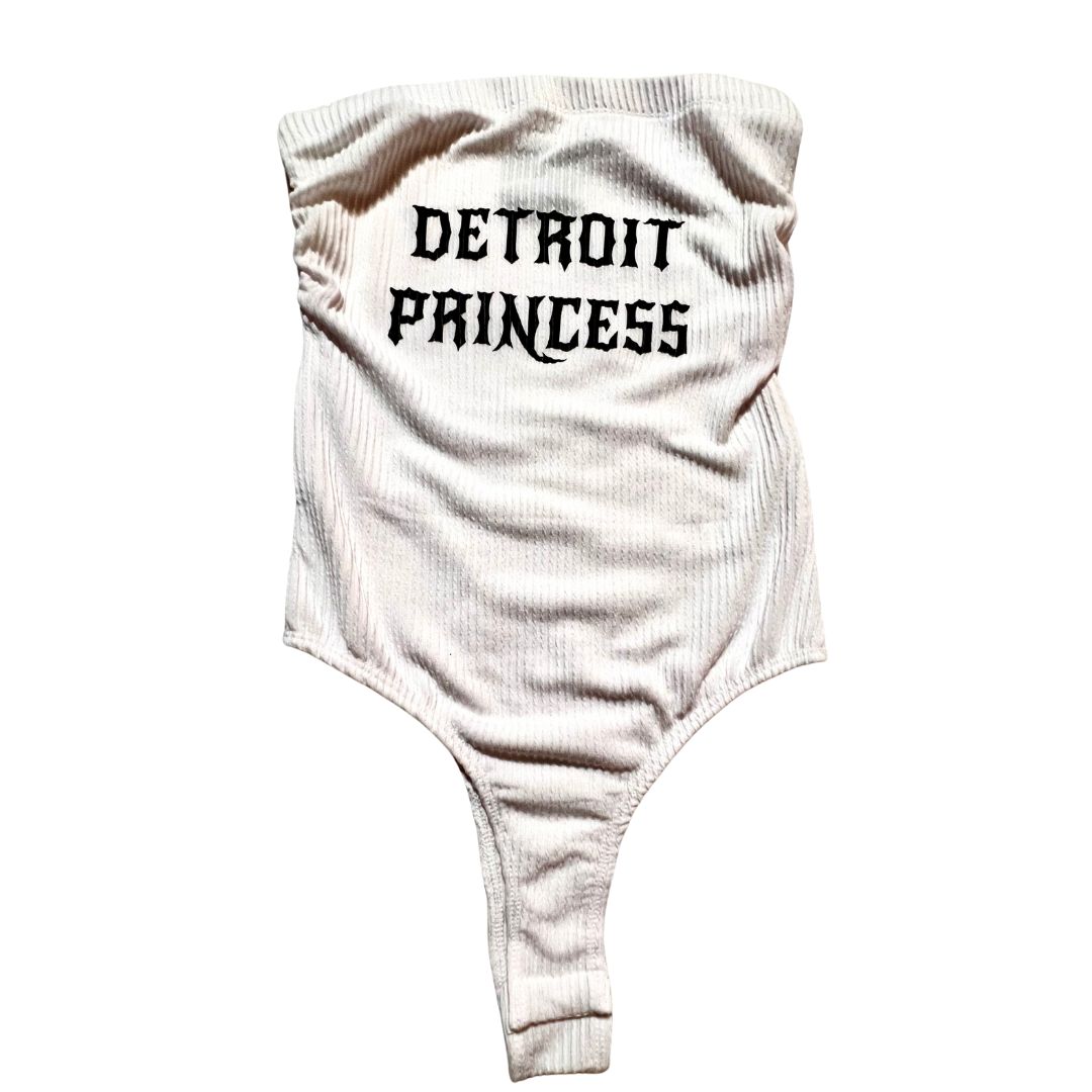 Limited Edition! Detroit Princess Shear Ribbed Bodysuit