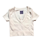 Limited Edition! Detroit Princess Pride Ribbed Deep V Crop Top