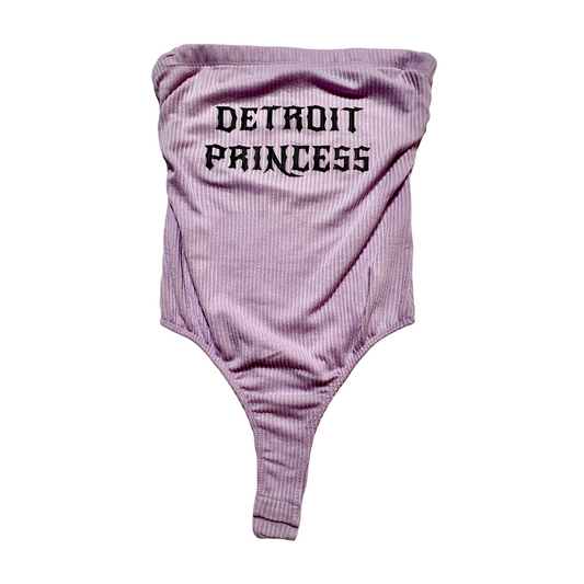 Limited Edition! Detroit Princess Shear Ribbed Bodysuit