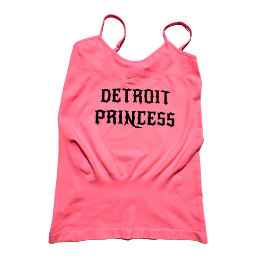 Limited Edition! Detroit Princess Spaghetti Strap TanK Top